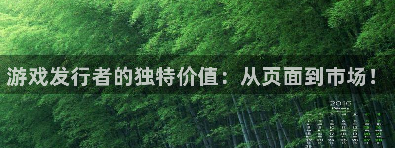 杏耀服装分店有几家：游戏发行者的独特价值：从页面到市场！